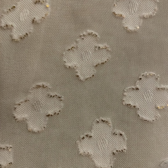 Medium SUPER cute backless crop babydoll blouse with sparkle ✨ detail - Picture 4 of 7